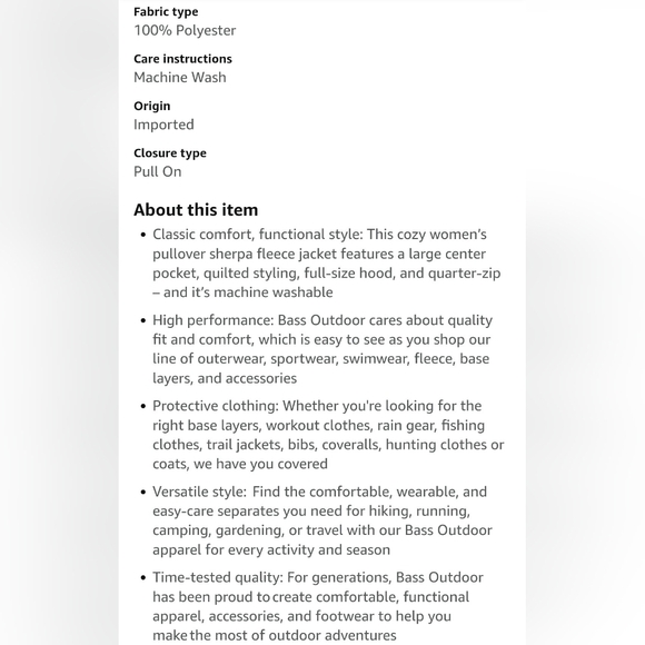 BASS OUTDOOR LRG - Picture 14 of 14